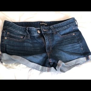 Express Denim Shorts